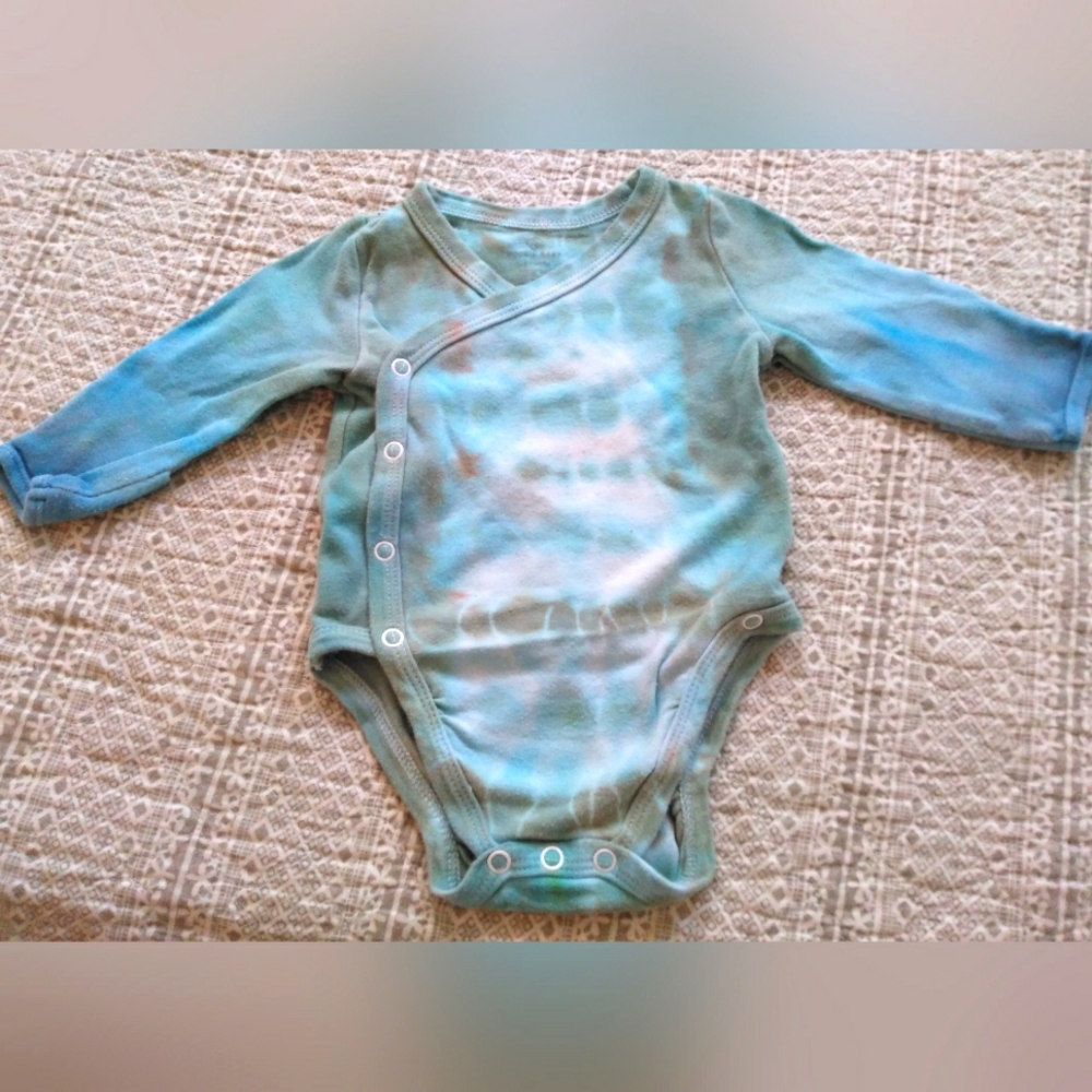 Long sleeve kimono onesie